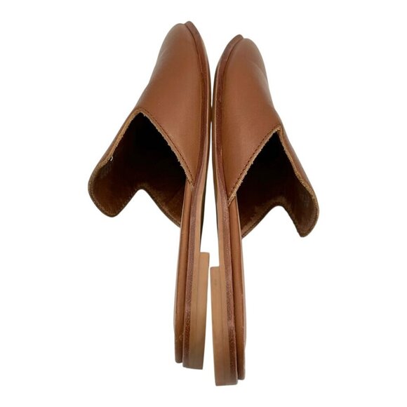 Madewell Gemma Cognac Pointed Toe Mule Flats - Picture 6 of 12